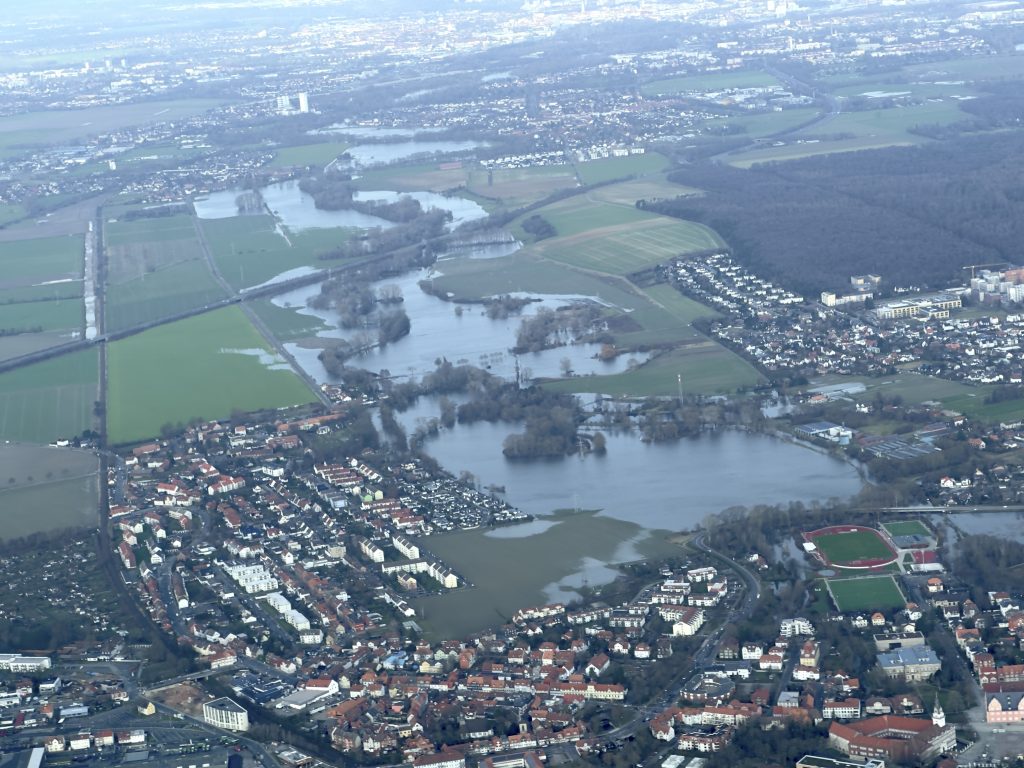 Wolfenbuettel Überschwemmungsgebiet 30.12.2023